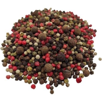 Peppercorns - Black, White, Green & Pink Infinity Foods 500g Peppercorns - Black, White, Green & Pink Infinity Foods 500g