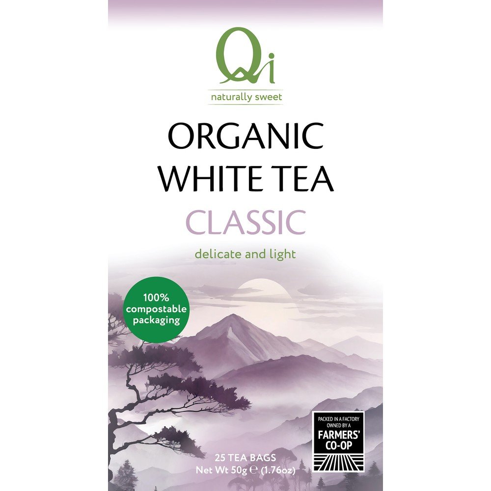 Organic White Tea Bags Qi 6x25bags Organic White Tea Bags Qi 6x25bags
