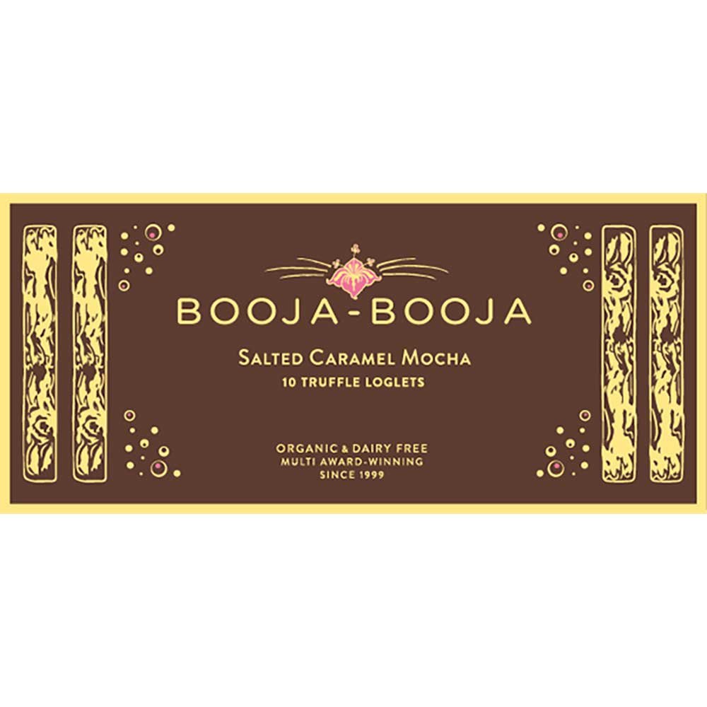 Organic Salted Caramel Mocha - 10 Truffle Logs Booja Booja 1 Organic Salted Caramel Mocha - 10 Truffle Logs Booja Booja 1