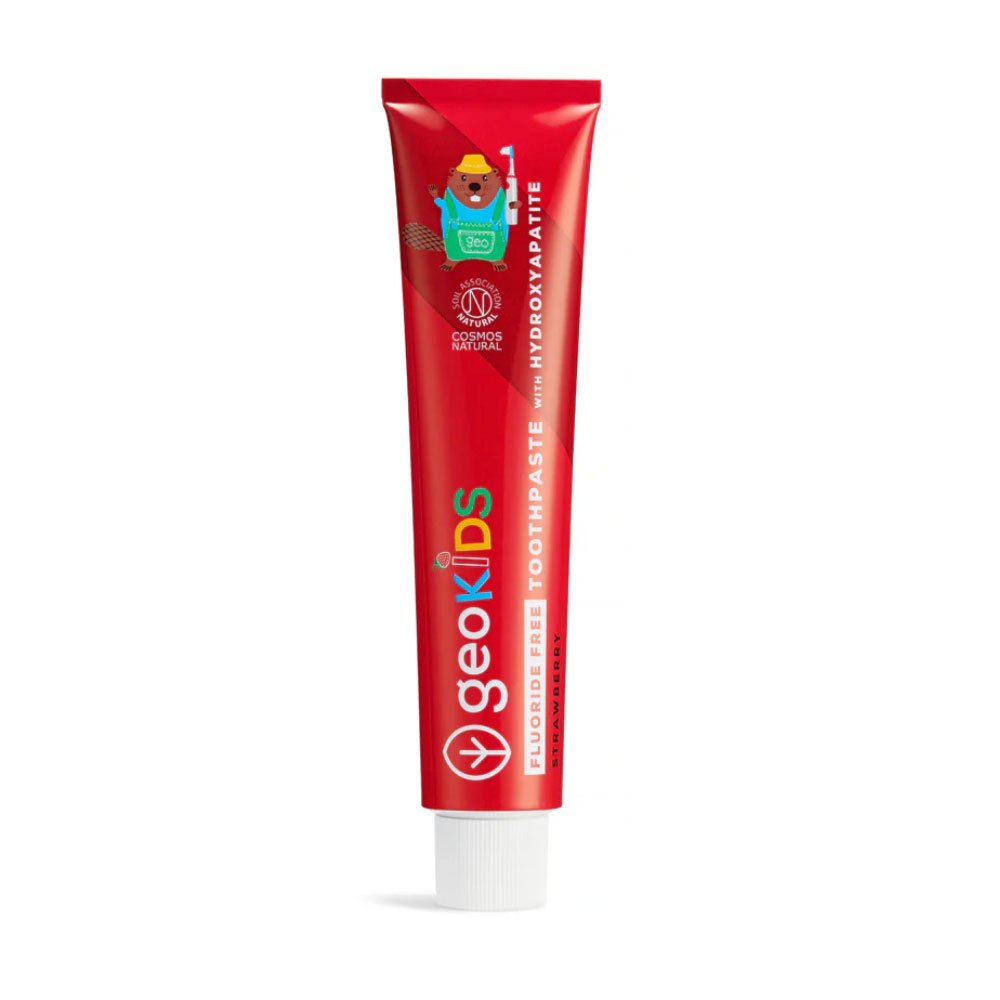 GeoKids Fluoride-free Hydroxyapatite Toothpaste - Strawberry - tube Georganics 1x75ml