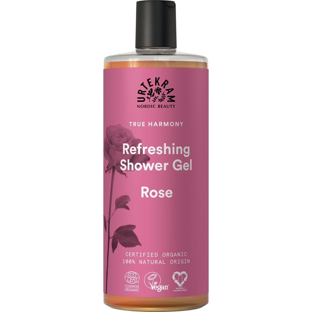 Organic Shower Gel - Rose Urtekram 6x500ml Organic Shower Gel - Rose Urtekram 6x500ml