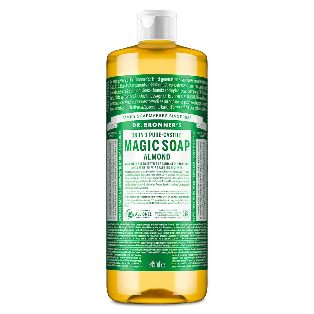 Organic Almond Liquid Soap - single Dr. Bronner 1x946ml