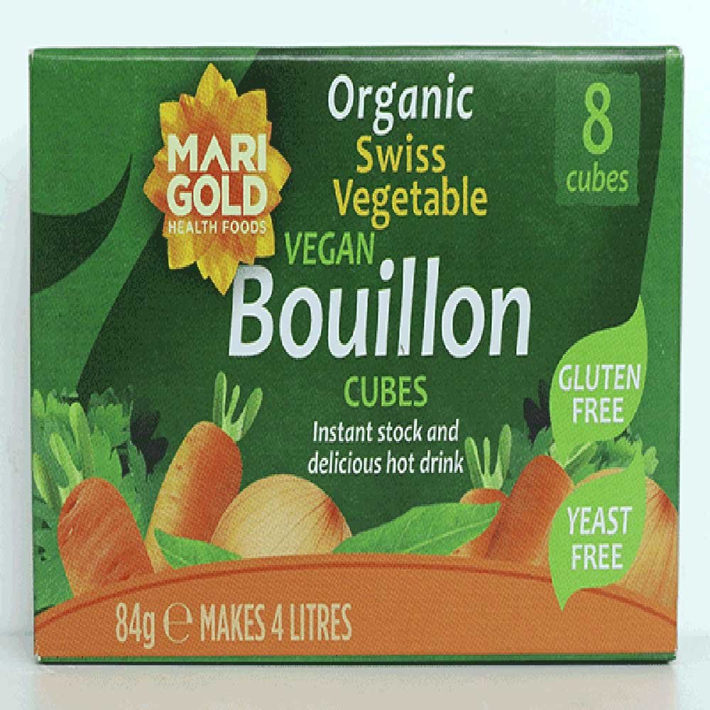 Organic Yeast Free Bouillon Cubes - vegan Marigold 8pack