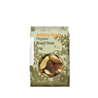Organic Brazil Nuts Infinity Foods 125g