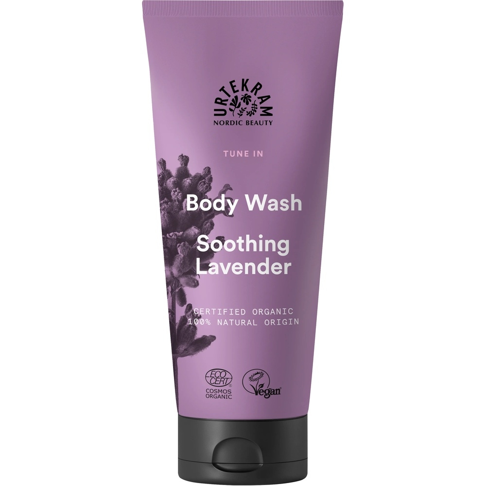 Organic Body Wash - Soothing Lavender Urtekram 6x200ml