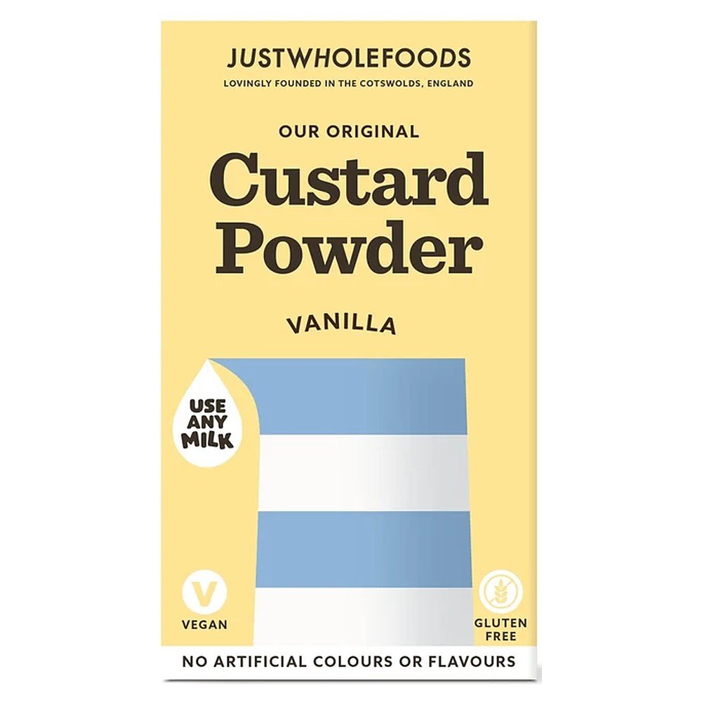 Custard Powder - all natural Just Wholefoods 12x100g
