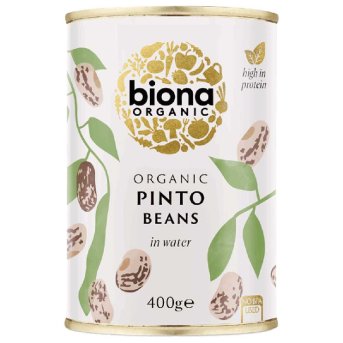 Organic Pinto Beans in tins Biona 400g Organic Pinto Beans in tins Biona 400g