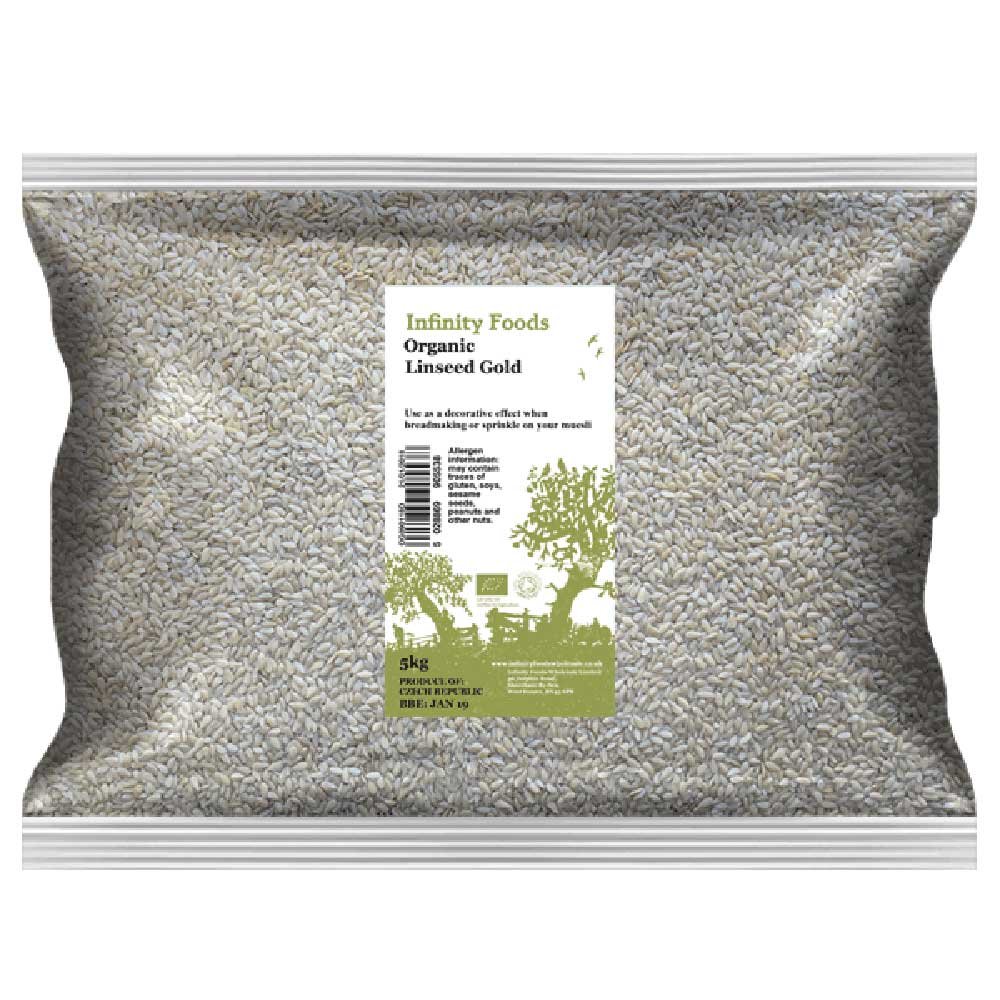Organic Linseed Gold Infinity Foods 5kg