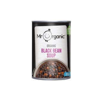 Organic Black Bean Vegetable Soup Mr Organic 6x400g Organic Black Bean Vegetable Soup Mr Organic 6x400g