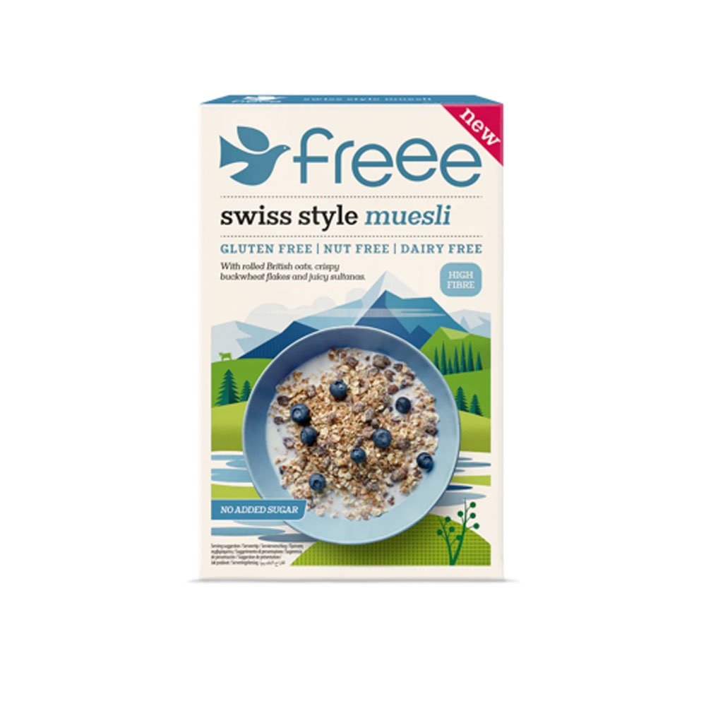 Swiss Style Muesli Freee from Doves Farm 450g Swiss Style Muesli Freee from Doves Farm 450g