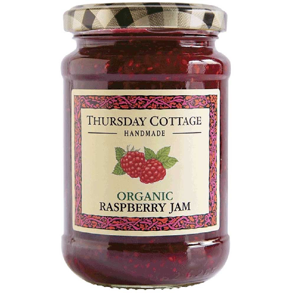 Organic Raspberry Jam Thursday Cottage 340g