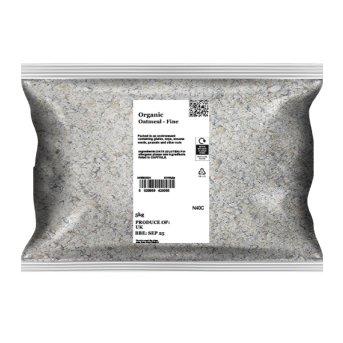 Organic Oatmeal - Fine Infinity Foods 5kg