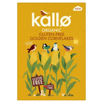 Organic Cornflakes Kallo 12x375g Organic Cornflakes Kallo 12x375g