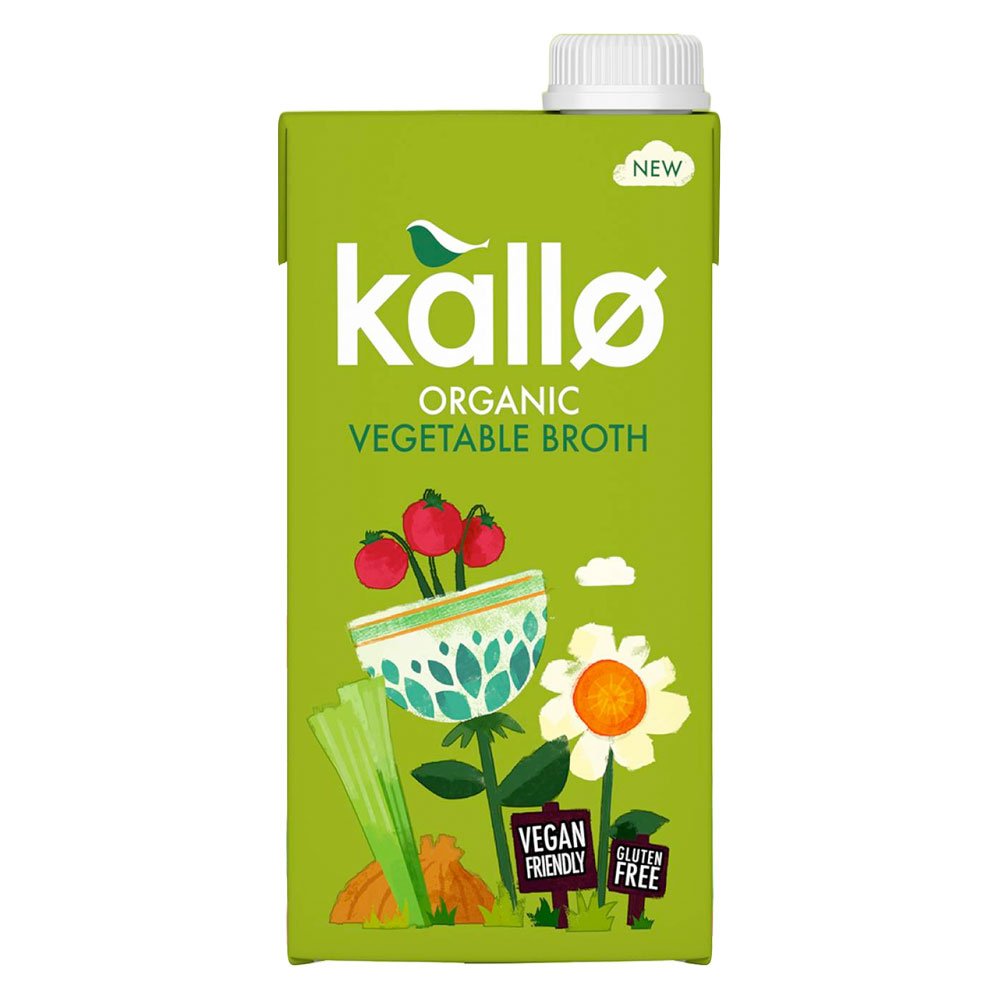 Organic Vegetable Broth Kallo 500ml Organic Vegetable Broth Kallo 500ml