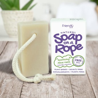 Aloe Vera Soap on a Rope Friendly Soap 6x125g Aloe Vera Soap on a Rope Friendly Soap 6x125g