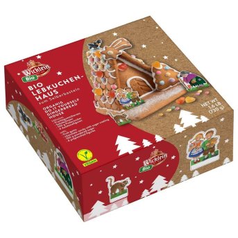 Organic DIY Gingerbread House Kit Wicklein 1x730g Organic DIY Gingerbread House Kit Wicklein 1x730g