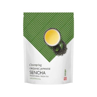 Organic Sencha Traditional Green Tea - loose Clearspring 90g