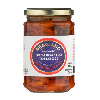 Organic Oven Roasted Tomatoes in EVOO Seggiano 6x280g