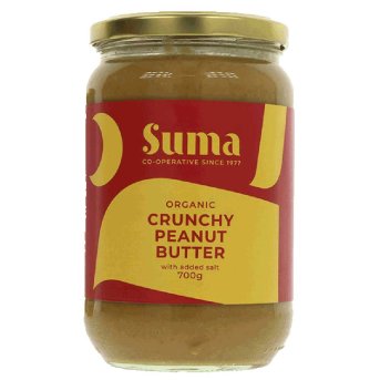 Organic Peanut Butter Crunchy salted Suma 700g