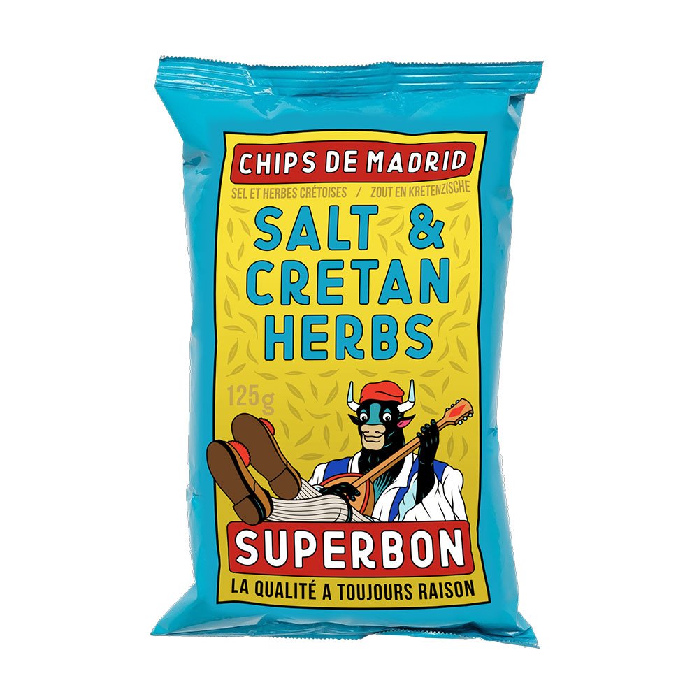 Chips de Madrid - Cretan Herb & Salt Superbon 135g