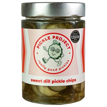Sweet Dill Pickle Chips Pickle Project 8x500g Sweet Dill Pickle Chips Pickle Project 8x500g