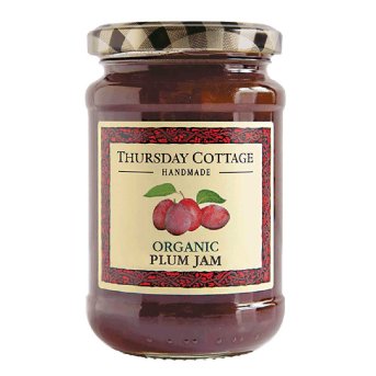 Organic Plum Jam Thursday Cottage 6x340g
