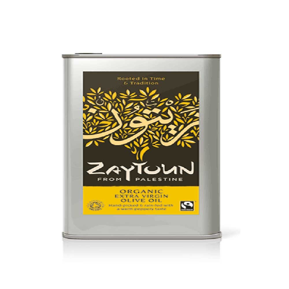 Organic Palestinian Olive Oil - Fair Trade Zaytoun 5l Organic Palestinian Olive Oil - Fair Trade Zaytoun 5l