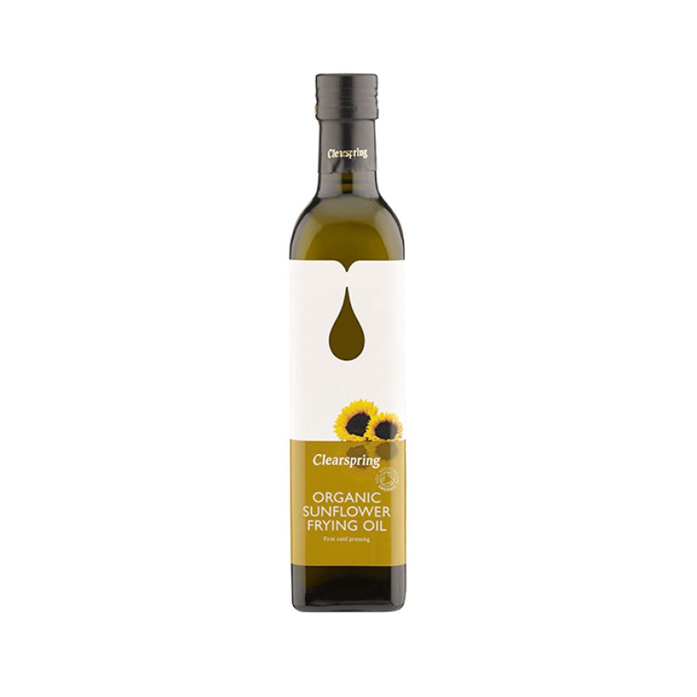 Organic Sunflower Oil - for Frying Clearspring 500ml Organic Sunflower Oil - for Frying Clearspring 500ml