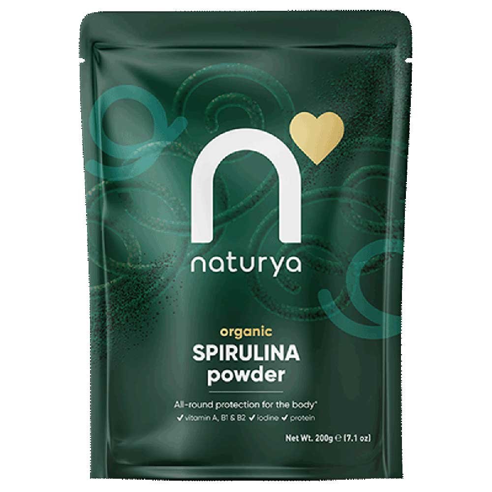 Organic Spirulina Powder Naturya 200g Organic Spirulina Powder Naturya 200g