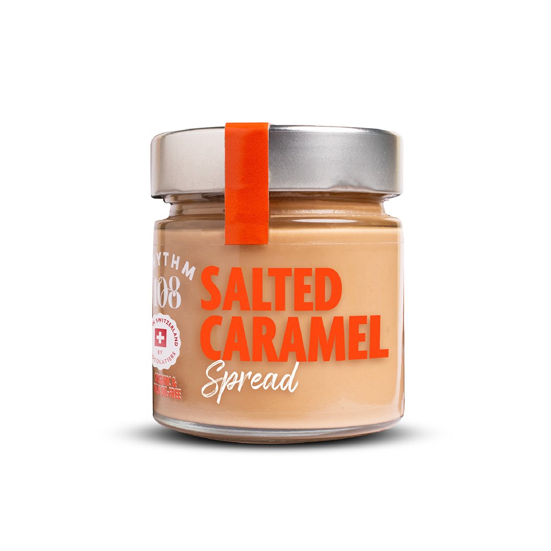 Organic Salted Caramel Spread - was golden blonde Rhythm 108 6x250g Organic Salted Caramel Spread - was golden blonde Rhythm 108 6x250g