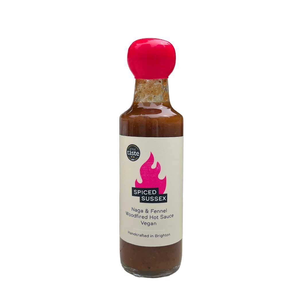 Naga & Fennel Woodfired Hot Sauce Spiced Sussex 6x215g