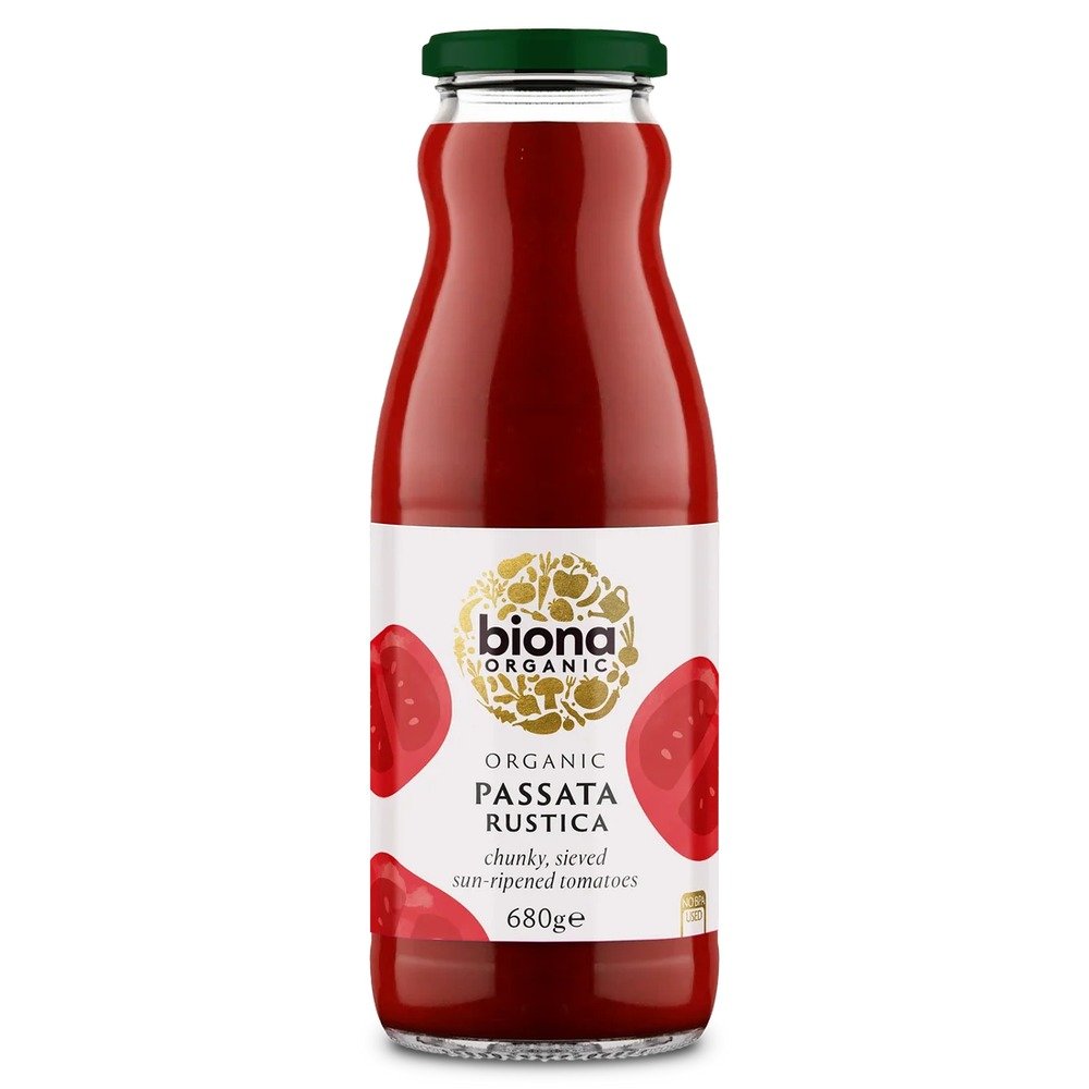 Organic Passata Rustica Biona 12x680g