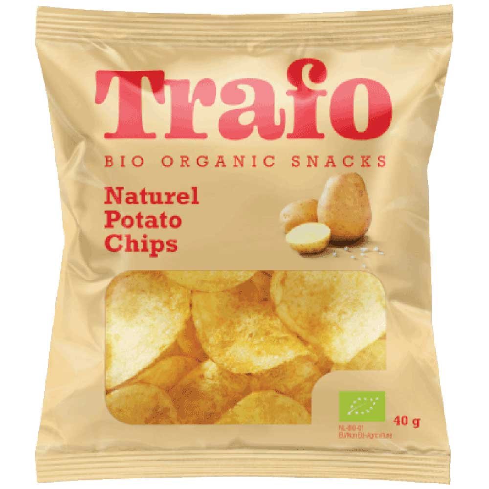 Organic Salted Crisps Trafo 40g Organic Salted Crisps Trafo 40g