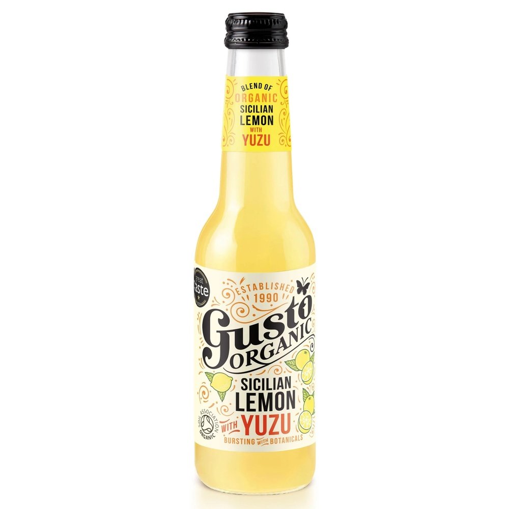 Organic Gusto - Lemon Yuzu - FT Gusto 12x275ml Organic Gusto - Lemon Yuzu - FT Gusto 12x275ml