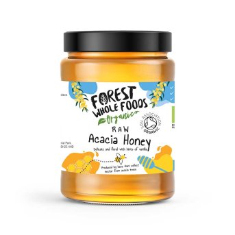 Organic Raw Acacia Honey Forest Whole Foods 6x500g Organic Raw Acacia Honey Forest Whole Foods 6x500g