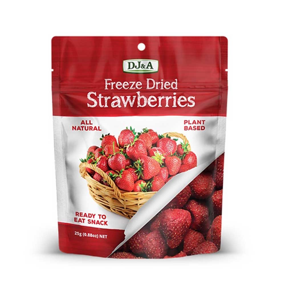 Freeze Dried Strawberries DJ&A 10x25g