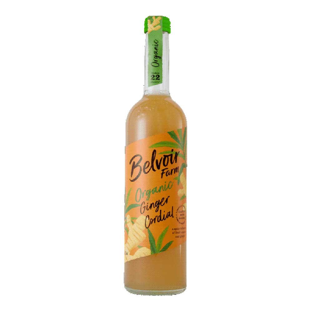 Organic Ginger Cordial Belvoir 500ml