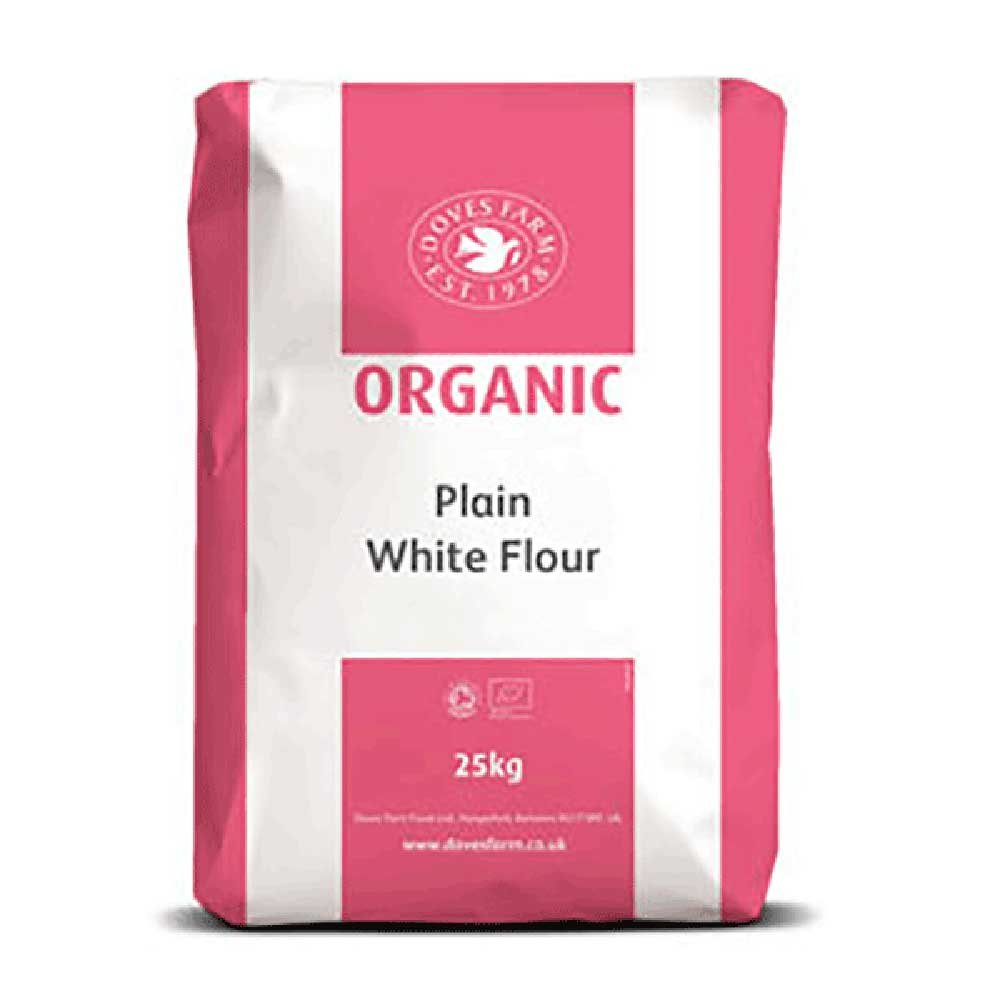 Organic Plain White Flour Doves Farm 25kg
