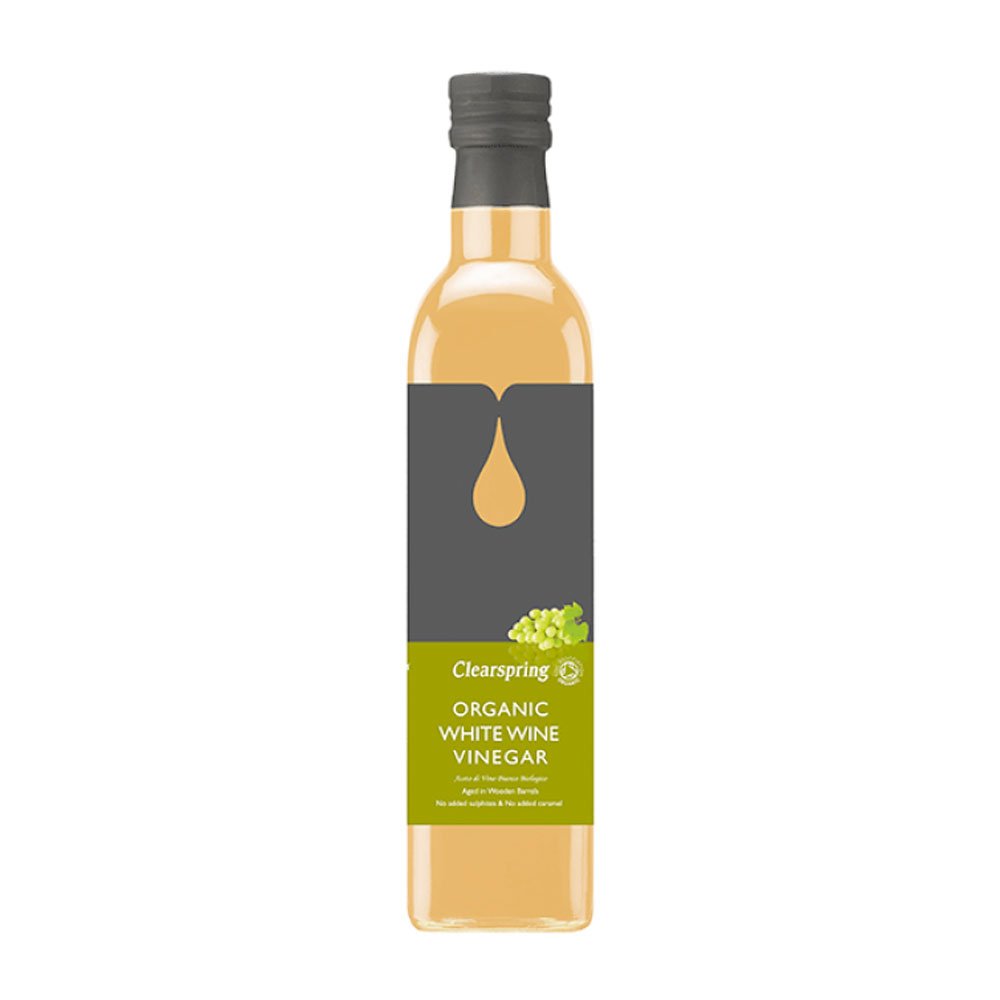 Organic White Wine Vinegar Clearspring 500ml