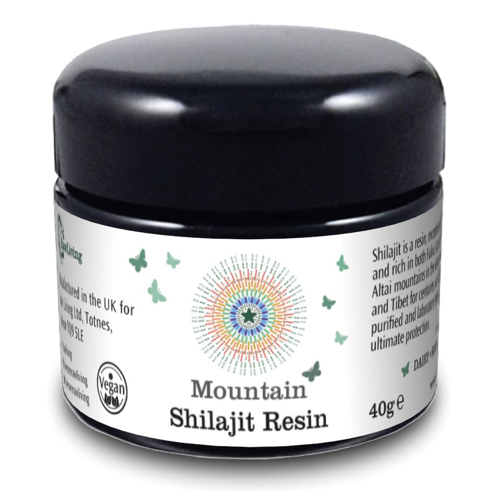 Organic Shilajit Resin Raw Living 40g Organic Shilajit Resin Raw Living 40g