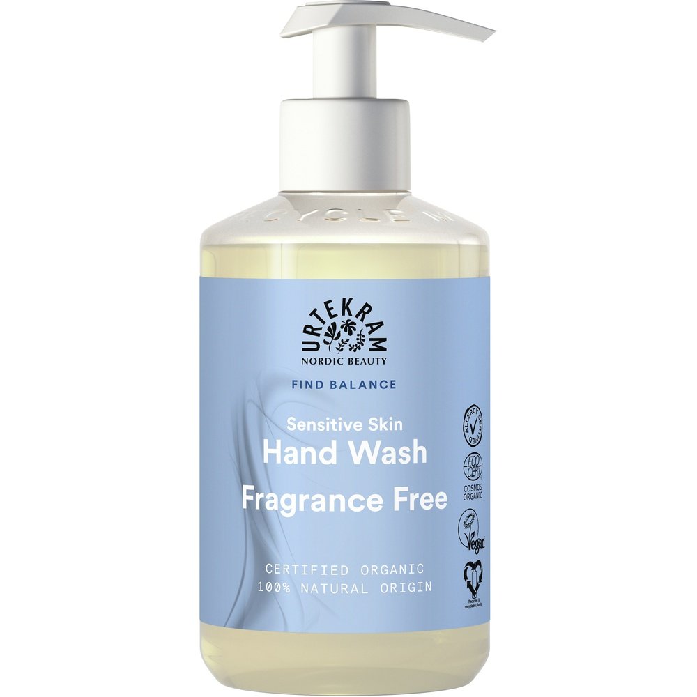 Organic Sensitive Skin Hand Wash - Fragrance Free Urtekram 6x300ml Organic Sensitive Skin Hand Wash - Fragrance Free Urtekram 6x300ml