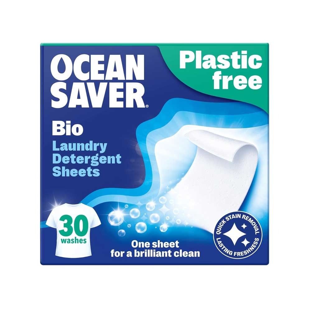 Bio Laundry Detergent Sheets - 30 Pack Ocean Saver 10x30sheets Bio Laundry Detergent Sheets - 30 Pack Ocean Saver 10x30sheets