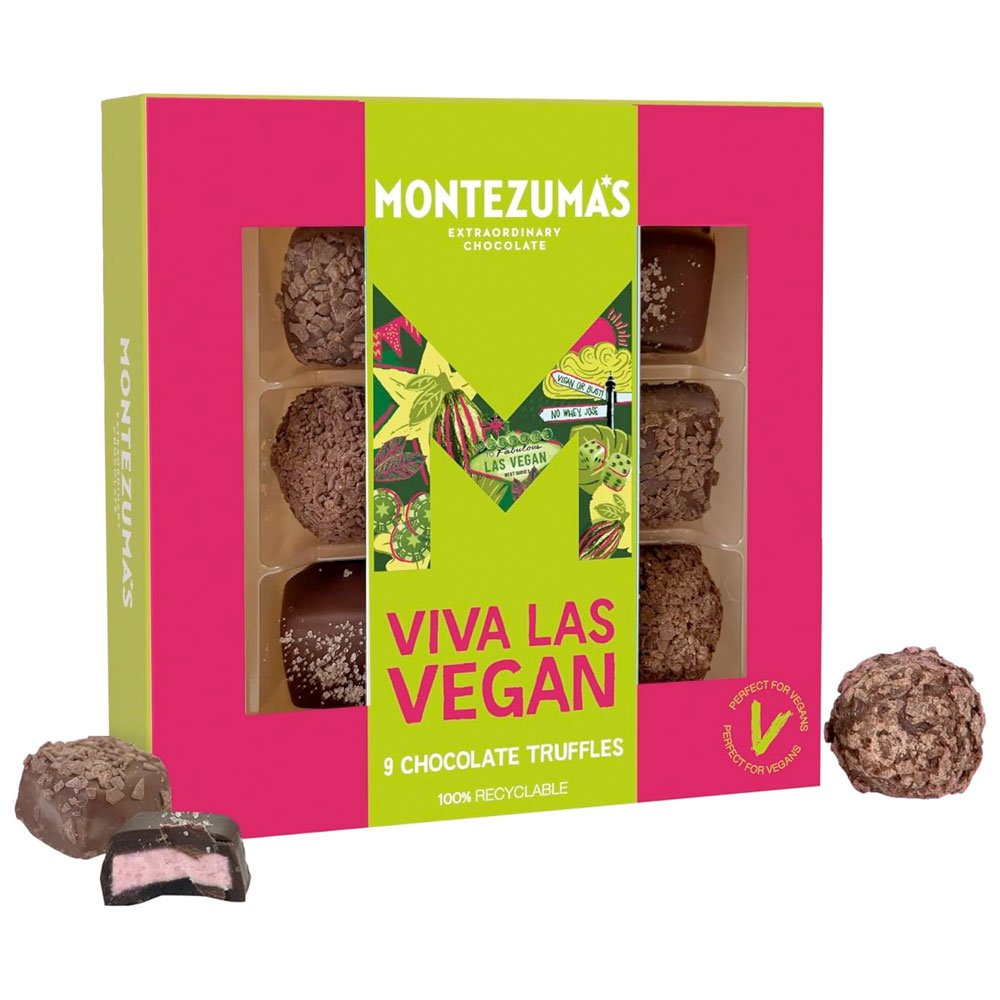 Viva Las Vegan 9 Truffle Collection Montezuma 110g