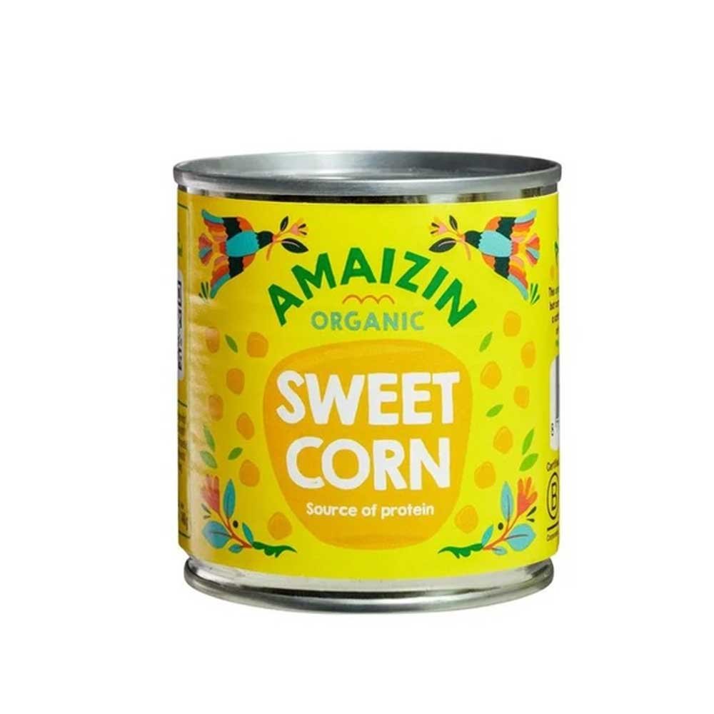 Organic Sweet Corn Amaizin 12x200g