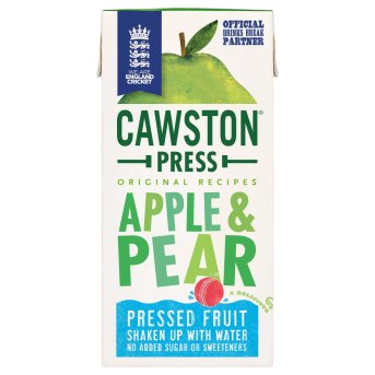 Apple & Pear Fruit Water - multipack Cawston Press 6x3x200ml Apple & Pear Fruit Water - multipack Cawston Press 6x3x200ml