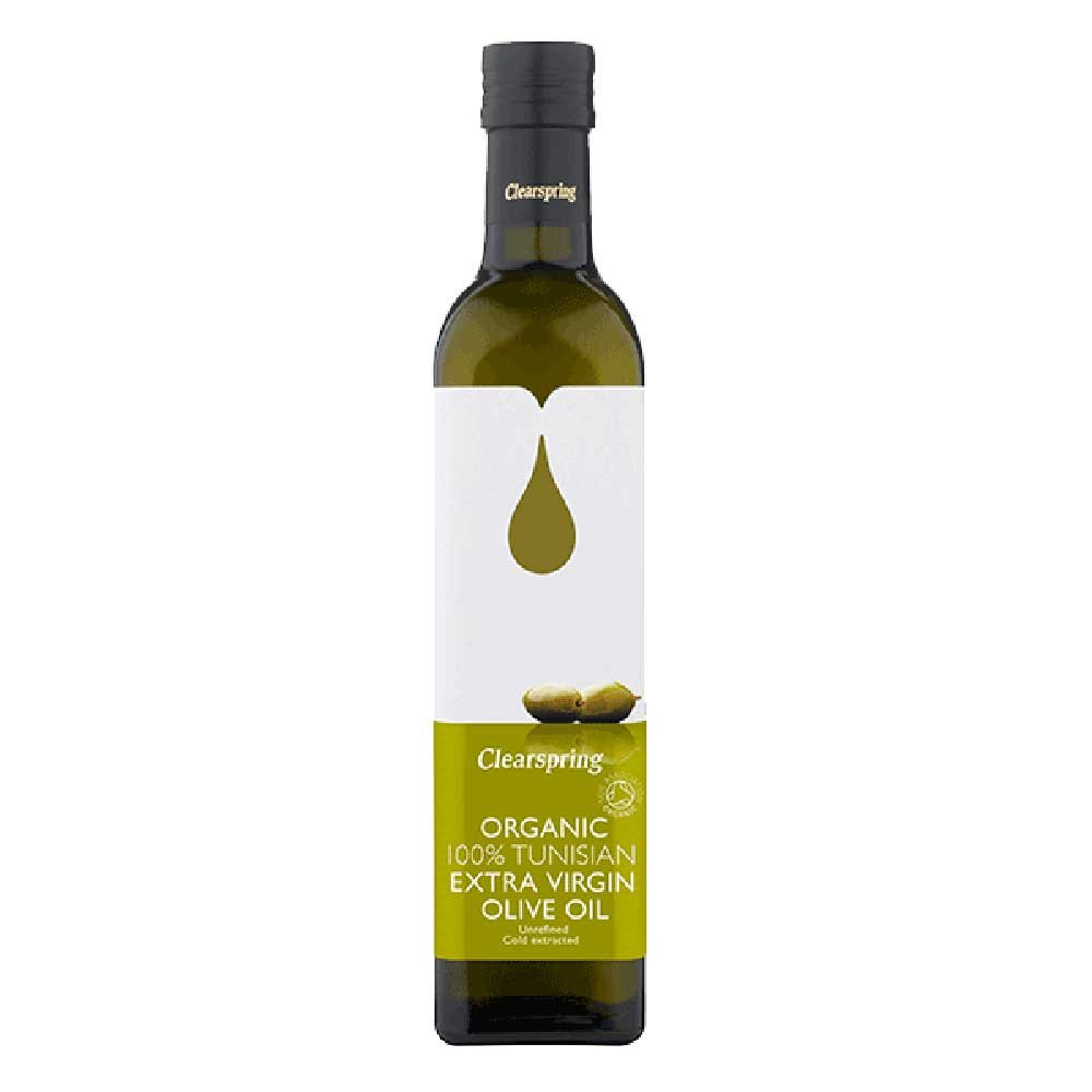 Organic Tunisian Olive Oil - Extra Virgin Clearspring 500ml