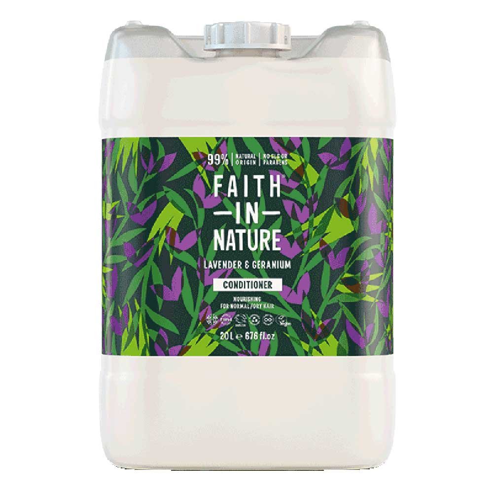 Bulk Lavender & Geranium Conditioner Faith in Nature 20l Bulk Lavender & Geranium Conditioner Faith in Nature 20l