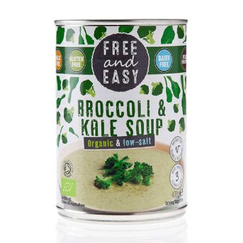 Organic Broccoli & Kale Soup - low salt Free & Easy 6x400g Organic Broccoli & Kale Soup - low salt Free & Easy 6x400g