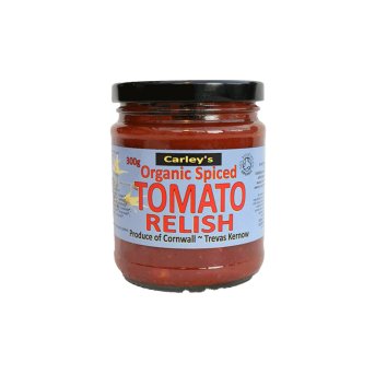 Organic Spiced Tomato Relish Carley's 6x300g