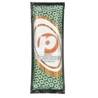 Organic Pumpkin/Ginger Brown Rice Noodles King Soba 250g Organic Pumpkin/Ginger Brown Rice Noodles King Soba 250g